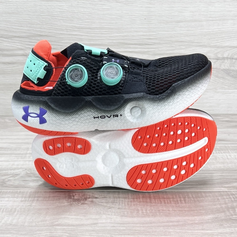 Under Armour Speedland Infinite Mega Black White 3027767-002 Mens 7 / Wmn 8.5